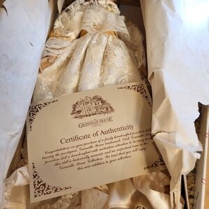 Granville House 18 Inch Porcelain Doll with Certificate